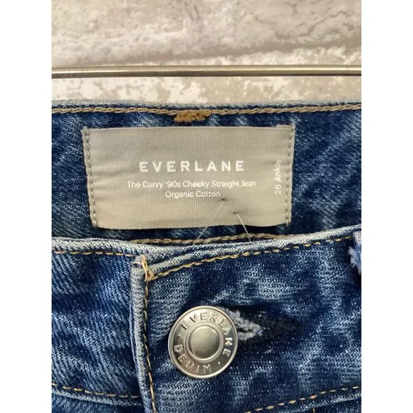 Everlane Size Xs/2 Medium Wash Jeans - Picture 2 of 3